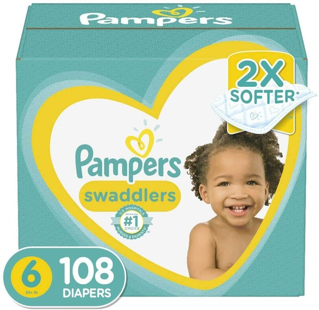 size 6 pampers diapers