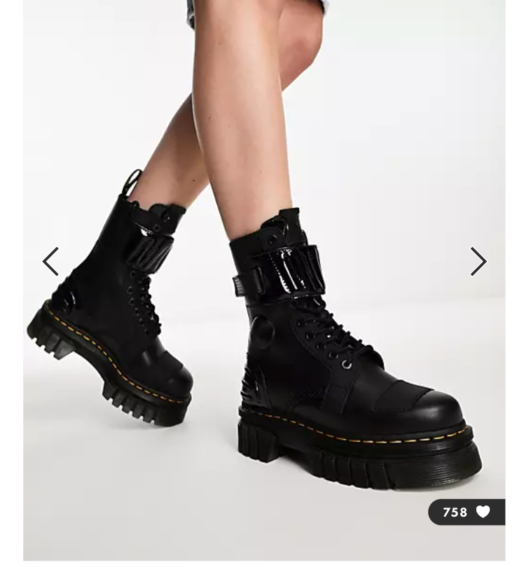 Dr. Martens Audrick 10I Platform Combat Boot MSRP$340 Rare Find