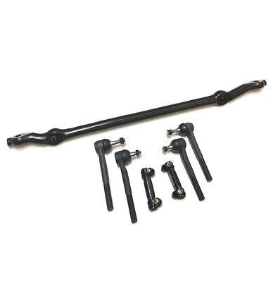 7 Pc Center Link Tie Rod Ends Adjusting Sleeves Kit for Chevrolet GMC Cadillac