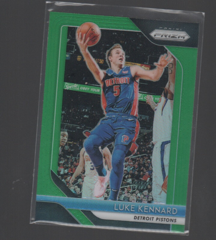 LUKE KENNARD  2018-19 PANINI PRIZM GREEN PRIZMS CARD #152