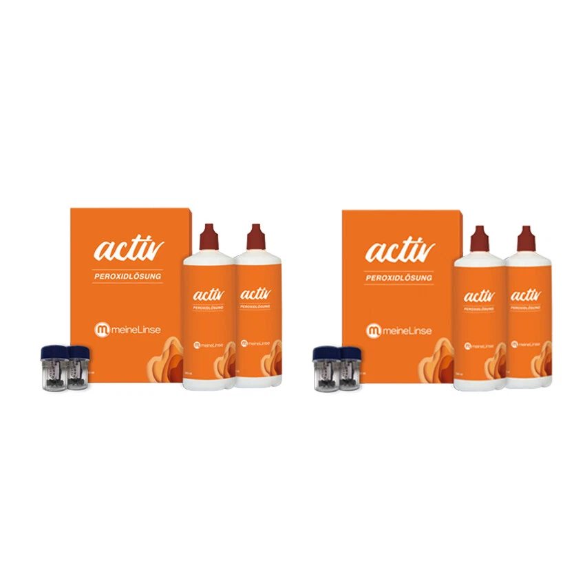 meineLinse activ Peroxid Kontaktlinsenpflegemittel von MENICON sofort lieferbar