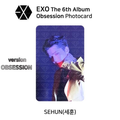 EXO 6th Album OBSESSION Official Photocard Photo Slide SEHUN | eBay