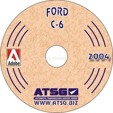 Ford C-6 Transmission Rebuild Repair Manual On Cd 1966-1996
