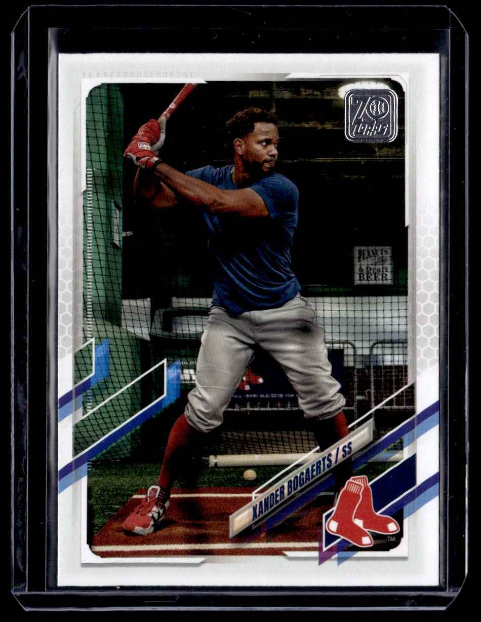 2021 Topps SP Photo Image Variation Xander Bogaerts Boston Red Sox #476