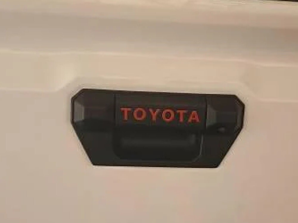 RED Precut Vinyl Tailgate Handle Letters Decals For 2024-2026