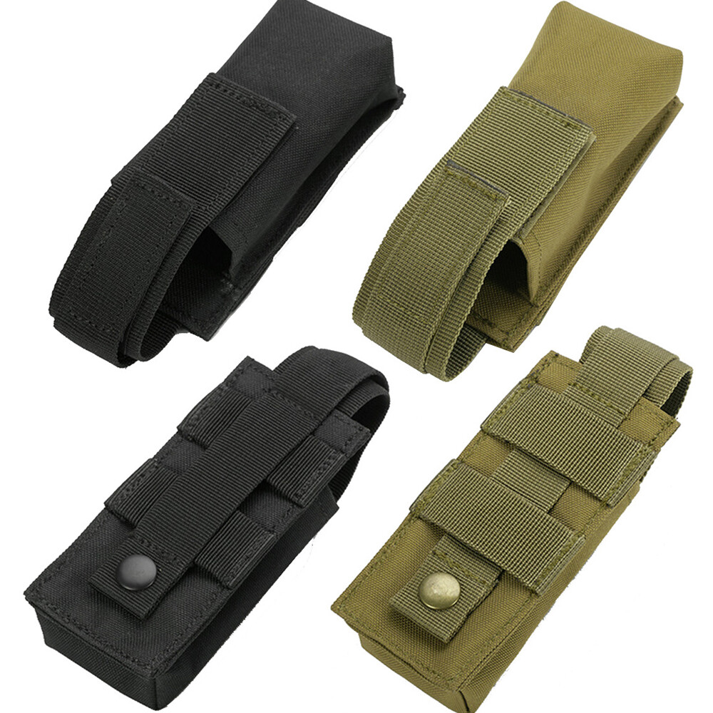 Flashlight Holster Belt MOLLE Knife Sheath Pouch Tactical Tool Carrier Sheath