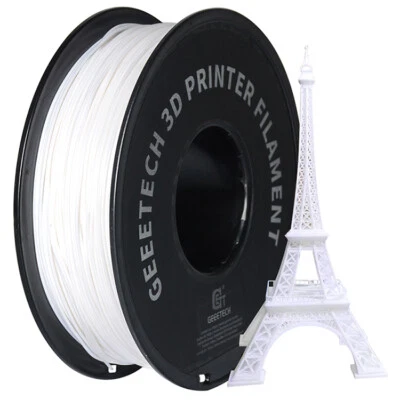 Geeetech Filament PLA 1,75 mm bobine de 1 kg PLA blanc pour imprimante 3D FDM FR