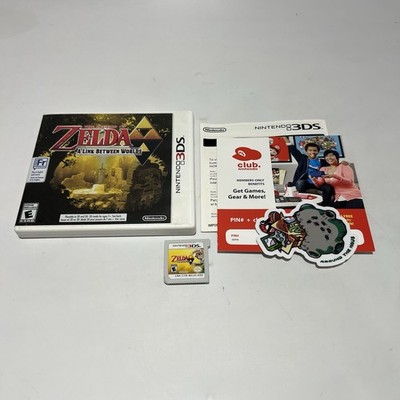 The Legend of Zelda: A Link Between Worlds (Nintendo 3DS, 2013) CIB Complete Box