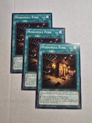 Yugioh! 3x Mimighoul Fork MP25-EN435 Common 1st Ed NM