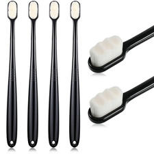 4 Pcs Soft Bristle Toothbrush Nano Toothbrush Ultra Soft Brush Manual Brush with