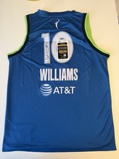 Courtney Williams Minnesota Lynx Autographed Jersey WNBA Star JSA COA