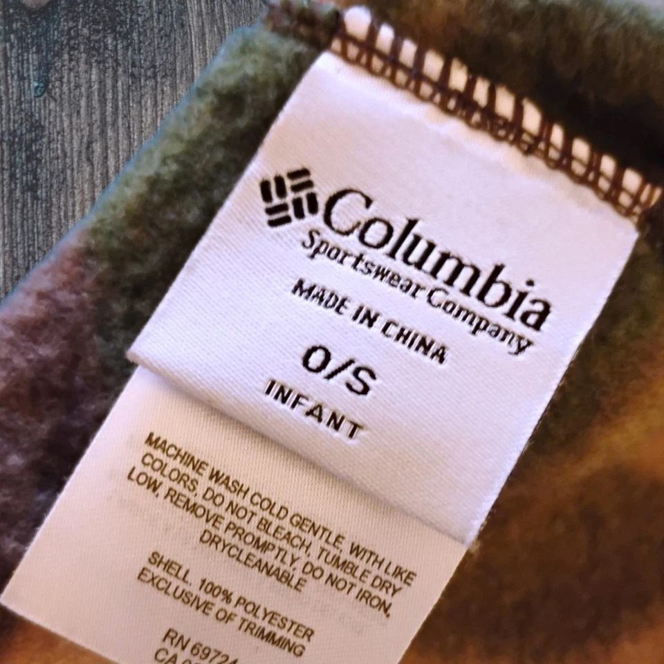 Columbia Sportswear шапочка флис камуфляж помпон один размер младенца шляпа зеленый - Изображение 2 из 4