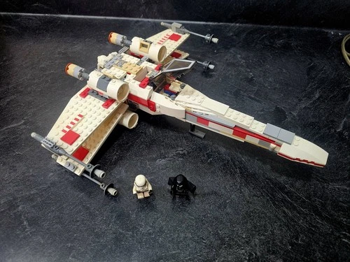 LEGO Star Wars X-Wing Fighter 95% Complete with Figures NO INSTRUCTIONS