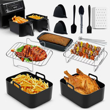 Air Fryer ninja compatible 11pcs non Non-Stick 230°C Liners & Racks