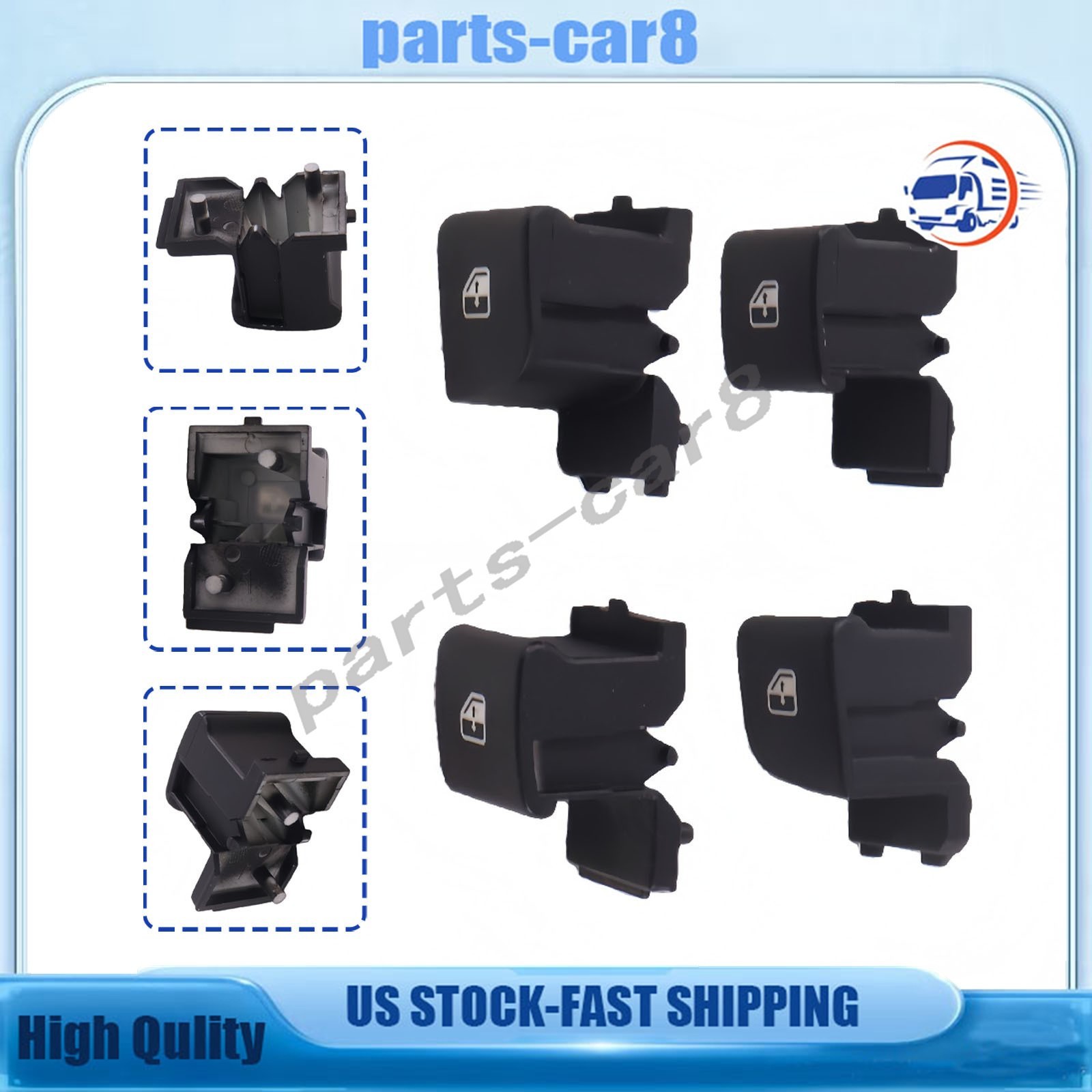 4X Left Front Master Window Switch Button Fit Maserati Quattroporte M139 247993
