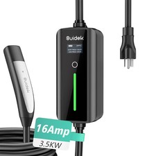 Portable Tesla Charger, Level 2 16Amp 3.5KW Tesla Mobile Charger with Adjusta...
