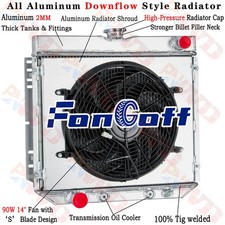 3 Row Radiator Fan Shroud For 1966-1970 Ford Falcon Mustang1963-1969 Fairlane