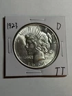 1923-D Peace Silver Dollar UNC Nice Luster Tougher Date