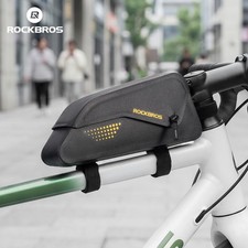 ROCKBROS Bicycle Frame Bag Top Tube Bag Pouch Waterproof Magnetic Closure