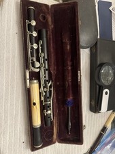 Antique German Wood Flute Unique Key Style