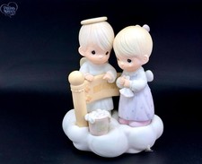 Precious Moments Heavenly Angel  Girl Figurine on Cloud No Tears Beyond
