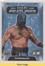 2022 Upper Deck AEW All Elite Wrestling Main Features Luchasaurus #MF-8 READ 7ds