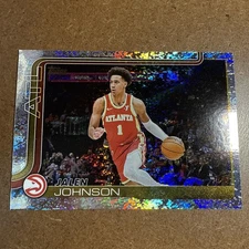 2025-26 Topps NBA #65 Jalen Johnson Atlanta Hawks Sand Glitter