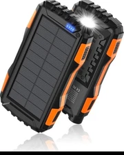 Solar Charger Power Bank 42800mAh Portable Charger Power Bank External Battery