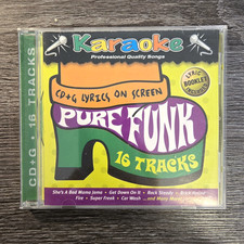 Karaoke Bay CD G- Pure Funk With Lyric Booklet Included