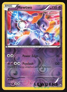Mewtwo - 53/113 - Rare Reverse Holo - Legendary Treasures - Pokemon Card - MP1