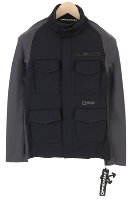 OFF-WHITE Active Windblock Seamless Herren Jacke S dunkelgrau hell UVP1250*
