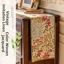 Table For RUNNER for Tea Table Rustic Floral Design Polyester Farmhouse Decor