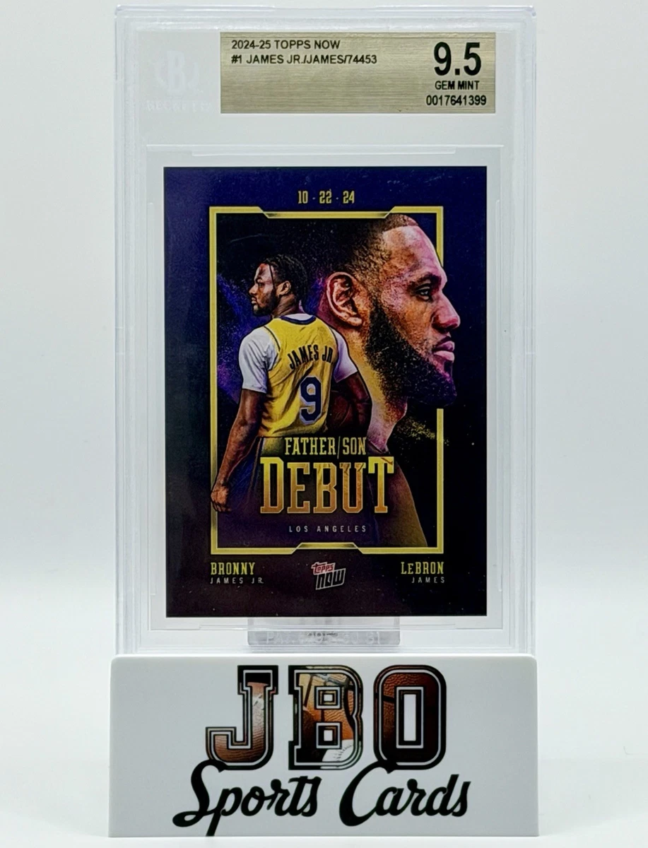 Rookie LeBron James Beckett BGS 9.5 Grade Basketball Trading Cards