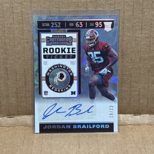 2019  Contenders - Rookie Ticket Jordan Brailford #233 Cracked Ice /23 (RC)