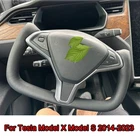 Yoke Steering Wheel For Tesla Model X & Model S 2014-2023 Leather No-Heating