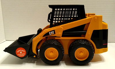 Bruder Toys Caterpillar CAT Skid Steer Loader Yellow Bobcat Germany Nice