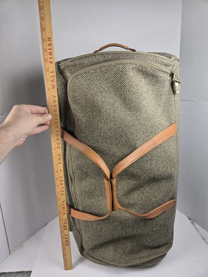 De Colección Hartmann Tweed y Cuero - X-Large Bolsa Rodante (30x14x14) LEER Foto 2 de 4