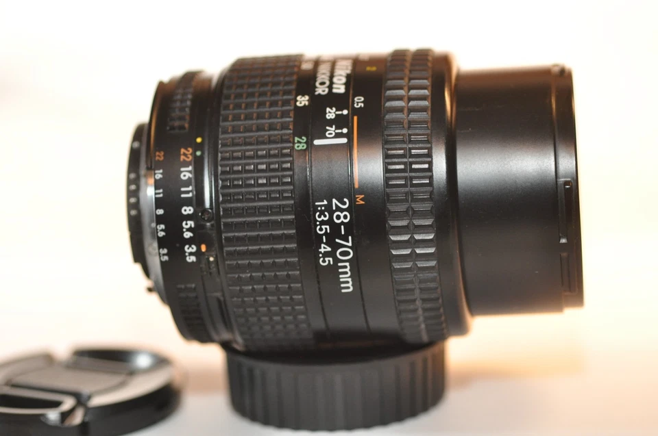 Nikon AF Nikkor 28-70 mm f/3,5-4,5 FX lente leer apertura pegajosa SIN DEVOLUCIÓN Foto 3 de 4