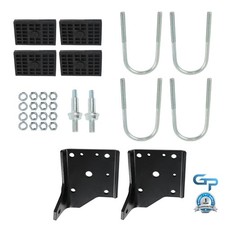 Multi Leaf Shock Plate Kit Spring Pad U-bolt Nuts Stud For Camaro Firebird Nova Multi Leaf Shock Plate Kit Spring Pad U-bolt Nuts Stud For Camaro Firebird Nova