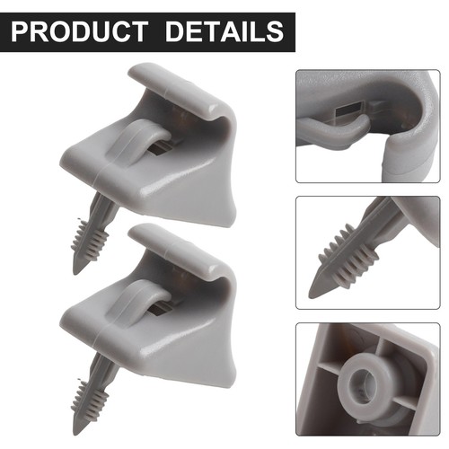 Pack of Two Sun Visor Clips for Hyundai For Getz (2002 2011) Reliable Fit - Picture 10 of 12