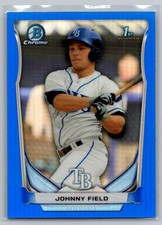 2014 Bowman Chrome Prospects Blue Refractors  Johnny Field BCP57 004/250