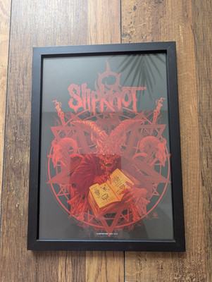 Slipknot Framed Kerrang! A4 Classic Rock Art Print Ideal Gift