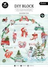 Studio Light Essentials DIY Block Paper 32/Pkg-Nr. 59, Winter Fun