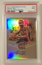 Grant Hill 2021-22 Panini Revolution Hall of Fame Auto Spectra PSA 9 None Higher