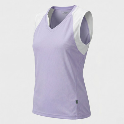 James Nicholson Womens Running Tank Vest XL Lilac White TopCool Moisture Wicking
