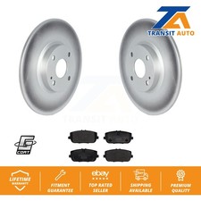 Rear Coat Disc Brake Rotors Ceramic Pad Kit For Mazda MX-5 Miata Fiat 124 Spider
