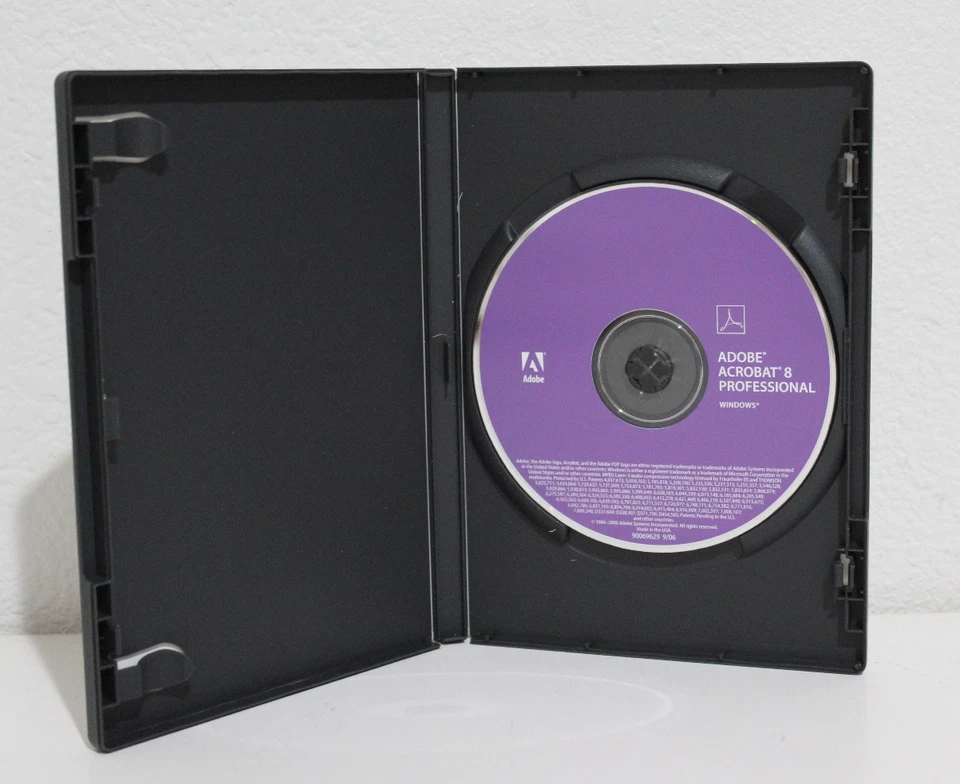 Adobe Acrobat 8 Professional installation CD Open Box with Product Key - Image 4 of 4