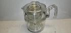 PYREX Flameware 7759 B 9 Cup Glass Coffee Pot Percolator 7759 B COMPLETE