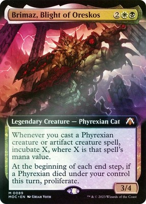 Brimaz, Blight of Oreskos (Extended Art) M MOC #89 NM FOIL