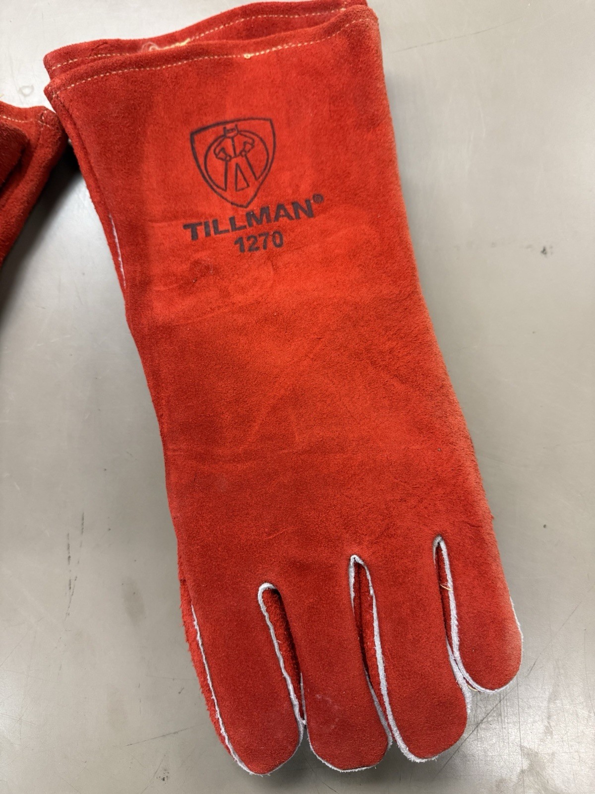 Tillman 1270 14" Premium Insulated Split Cowhide Welding Gloves Large